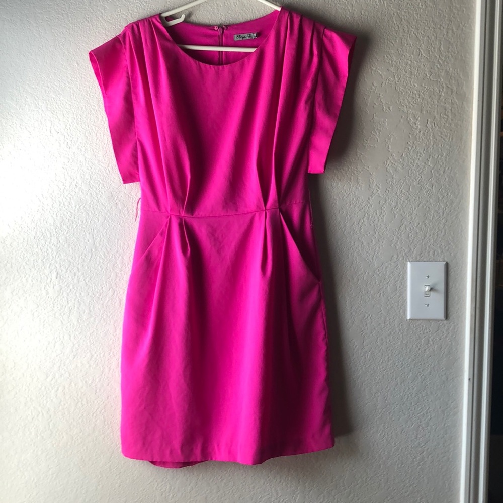 ELIZA J Pink sleeveless dress